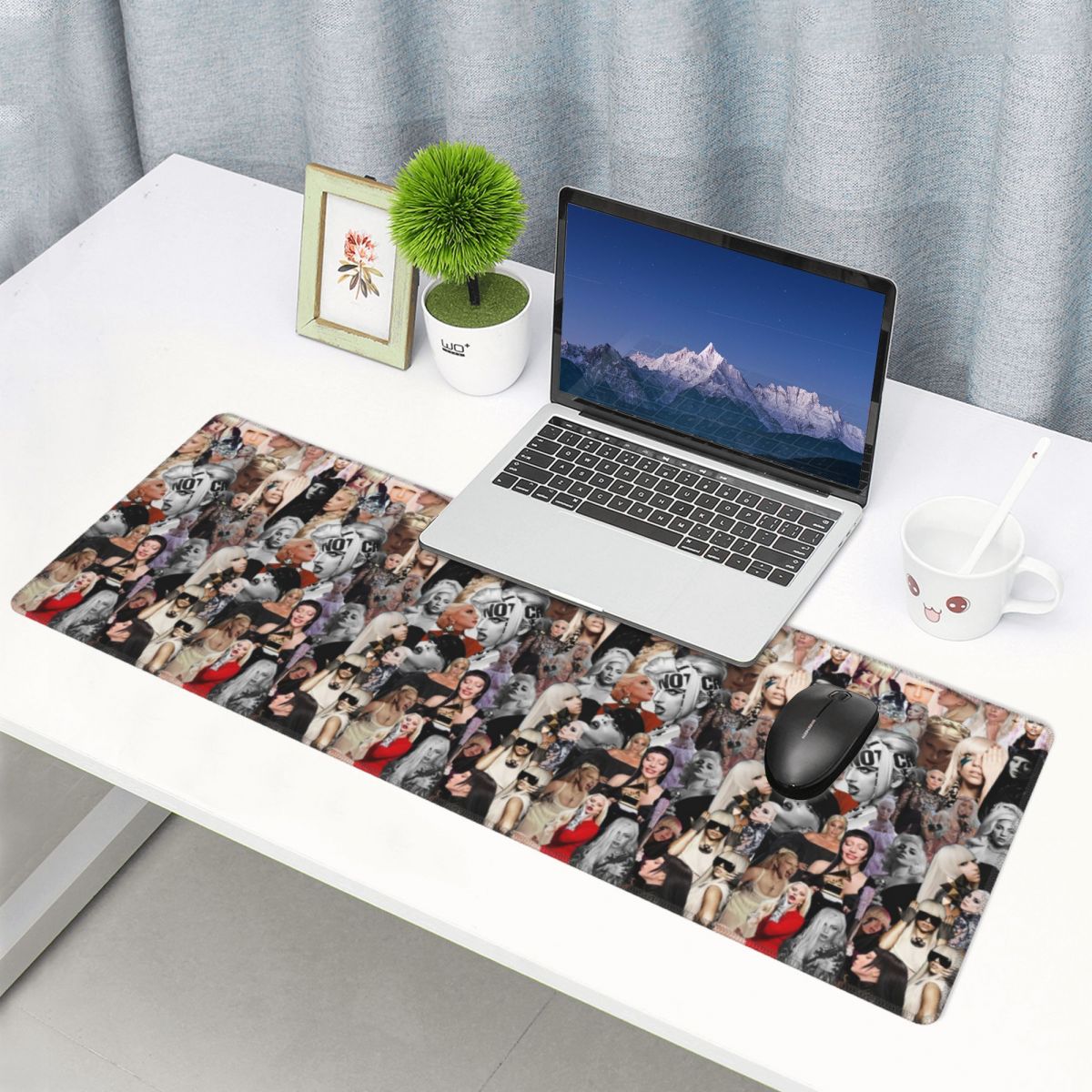 Gaming Accessories Drawing - Tappetino per Mouse Grande con Grafica