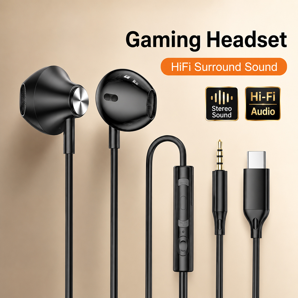 Gaming Accessories Tablet - Cuffie HiFi Surround con Suono Stereo