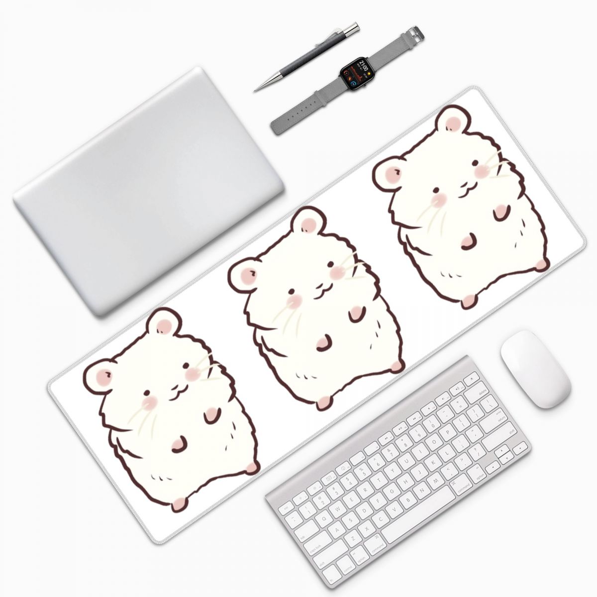 Gaming Accessories Drawing - Tappetino per Mouse Grande con Disegno