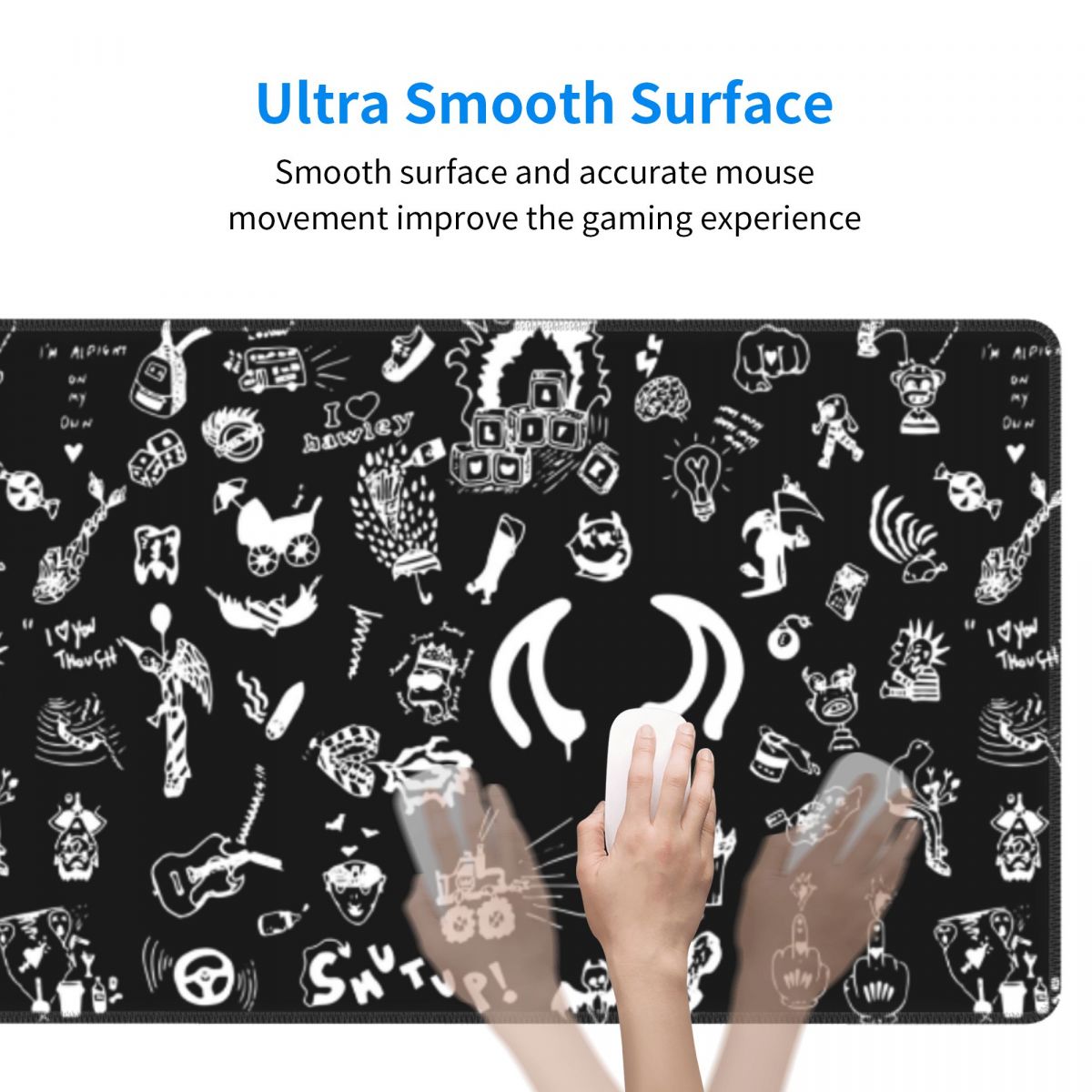 Tappetino per Mouse Grande Yun - Gaming Accessories Drawing recensione e prezzo